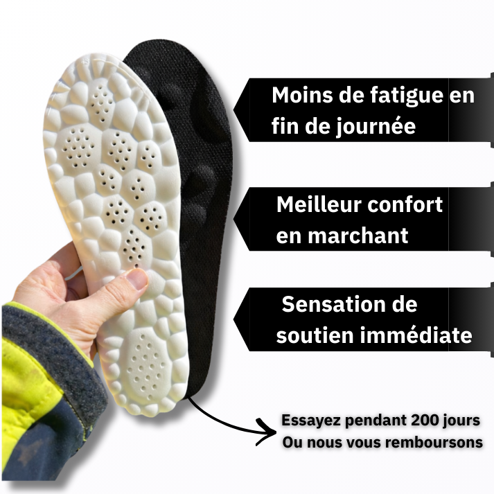 NYROVA™ – Semelles de confort pour journées debout